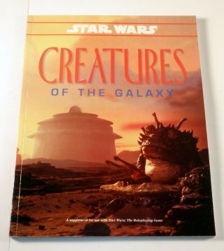 " Creatures Of The Galaxy " Star Wars Roleplaying Game Rpg West End Games Weg