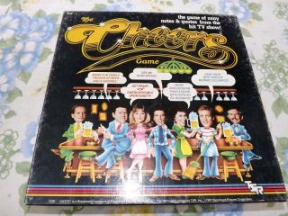 Vintage 1987 The Cheers Board Game - - Paramount Pictures - Tv Show By Tsr