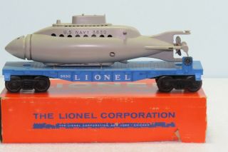 Postwar Lionel 3830 Flatcar W/operating Submarine All 9 - 40