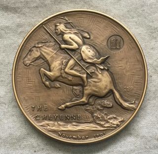 Maco.  Frederic Remington " The Cheyenne " Medal,  1971
