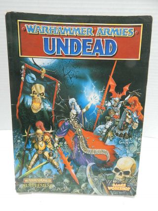 Warhammer Armies Undead Supplement Book Games Workshop