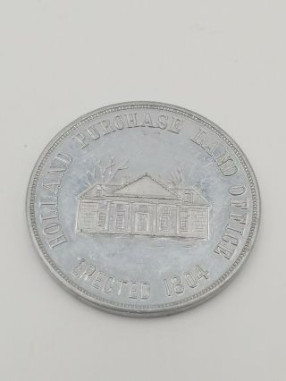 1894 Batavia Ny,  Holland Purchase Land Office Token Coin Robert Morris