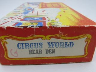 Vintage Circus World O Scale Bear Den Wagon