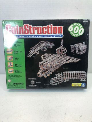 Coinstruction Building Toy Fun Way To Make Your Money Grow Space Station Bridge
