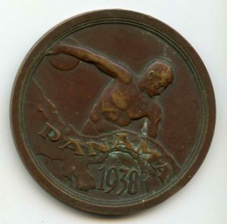 1938 Panama Centro American & Caribbean Sports Games Participant Medal