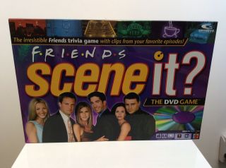 Friends Scene It Dvd Trivia Board Game 2005 Mattel Party Game Complete Tv Show