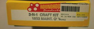 MDC Roundhouse 3 in 1 Kit 1503 Built (3 individual Cars) HO Scale1:87 2
