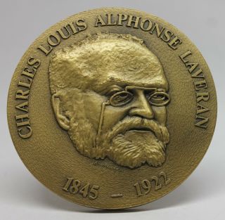 Medicine/ 1907 Nobel Prize French Physician Charles Louis Laveran Bronze Medal