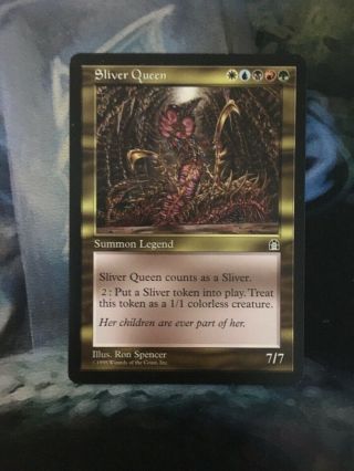 Sliver Queen Strong Hold Mtg Magic The Gathering Reserved List Lp/nm See Photos