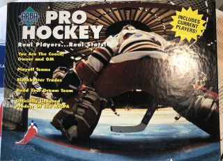 1996 Apba Pro Hockey Card Board Game Chicago Philadelphia Strat - O - Matic Type