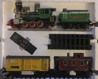 Vintage 1987 “the Great American Express” Train Set By Bright