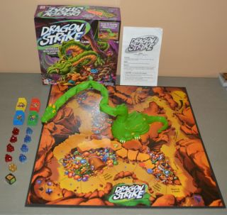 Dragon Strike Board Game - Complete 2002 - Motorized Neck Sweepin 