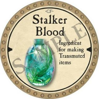 Stalker Blood 2019 Monster Trophy Bit Ingredient True Dungeon Token