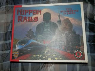 Nippon Rails Epic Railroading In Japan Empire Builder Open Box Never Played