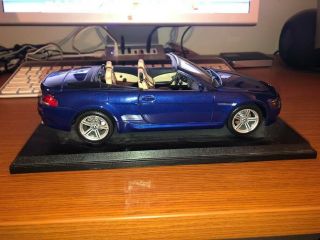 BMW M6 CONVERTIBLE Blue 1:18 DIECAST MODEL CAR BY MAISTO 2008 2