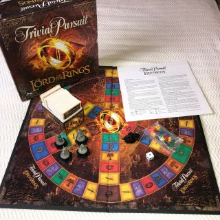 Trivial Pursuit The Lord Of The Rings Movie Trilogy Collectors Edition 2003 Game