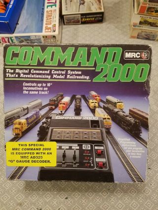 Mrc Dcc Decorder Command 2000 Power Pack W/ Special Ad140/330 G Guage Decoder