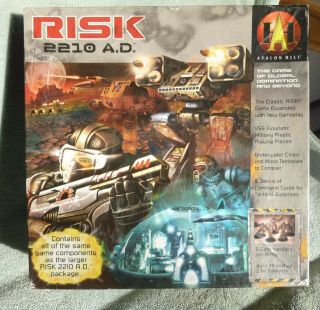 Risk 2210 A.  D.  - Avalon Hill / Hasbro Second Edition (small Box)