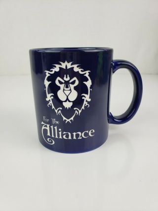 World Of Warcraft Alliance Etched Coffee Gamer Mug Coffe Cup Wow 2016 Blizzard