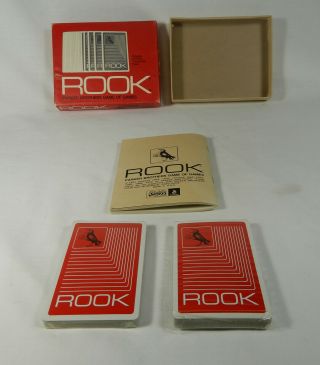 1972 Parker Brothers Rook Card Game Complete Set With Cards