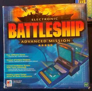 2000 Electronic Talking Battleship Advanced Mission Game