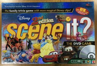 Scene It? Disney 2nd Edition The Dvd Game By Screenlife 2007 Complete