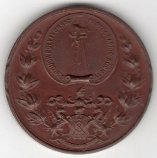 1903 British Award Medal Issued For The Borough Polytechnic Photographic Society