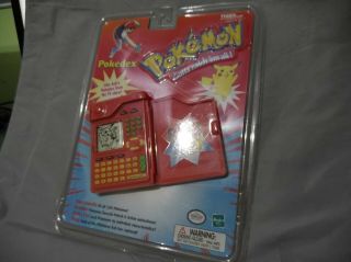 Pokemon - Pokedex By Tiger 1999 Electronics Crease On Right Lower Cor