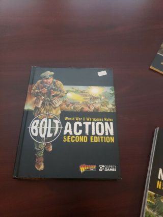 Warlord Games Bolt Action Second Edition Hardcover Rulebook Barely
