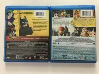 lego movie and lego batman movie DVD Blue ray and digital 2