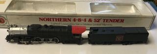 N Scale Bachmann Northern 4 - 8 - 4 & 52’ Tender Lighted Locomotive