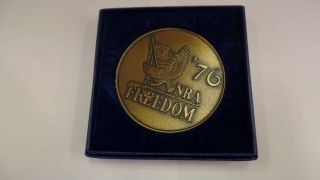 1976 Nra Freedom Medal Bronze Collectible