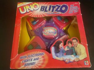 Good Uno Blitzo Electronic Game 2002 Light Sounds