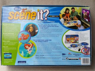 Disney Scene It 2nd Edition DVD Game Mattel 2007 Pixar 100 Complete 2