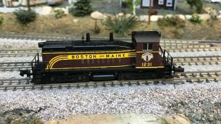 Life - Like 7504; N Sw9/1200 Loco; Bm 1231 - Boston And Maine - - Ideal Gift