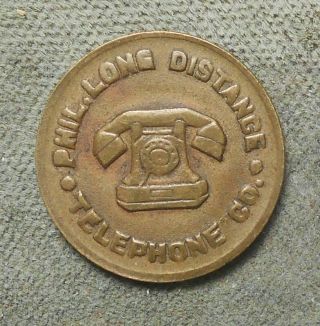 Philippines Long Distance Telephone Co.  Good For 1 Local Call