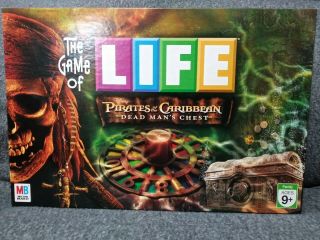 Disney Pirates Of The Caribbean Life Board Game - Dead Man’s Chest - Complete