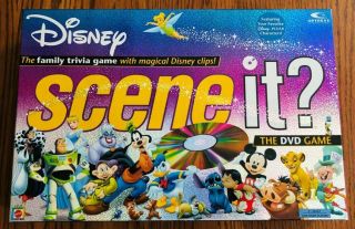Disney Scene It 1st Edition Dvd 2004 Board Game 100 Complete Mickey Mouse