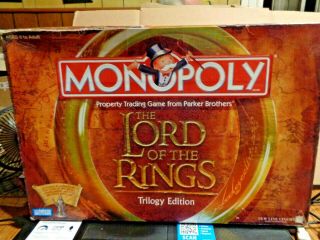 2003 Monopoly Lord Of The Rings Trilogy Edition Complete