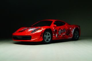 Ferrari 458 Italia (2009) Red Scale 1:43 Famous Diecast Sports Car Model