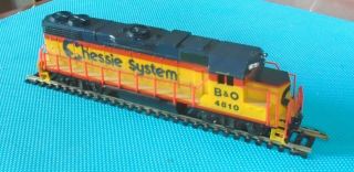 Ho,  Train Engine,  Chessie B & O,  4810,  Gp20 Lifelike,