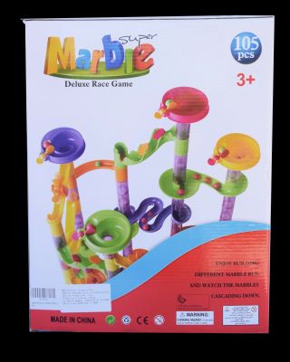 105pcs Marble Deluxe Race Game - Construction Kids Toy Maze Buliding