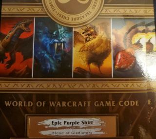World Of Warcraft Epic Purple Shirt Wow Tcg Blizzcon 2019