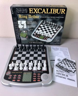 Excalibur King Arthur Advanced Electronic Chess Game 915