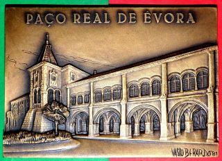Palace / Portuguese Palaces / King´s Palace Of Evora / B.  Medal By Berardo 81