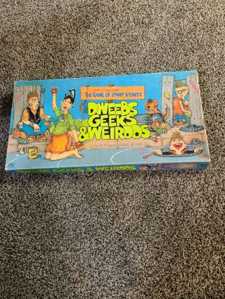 Dweebs Geeks & Weirdos The Board Game Of Zany Stunts 1988