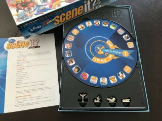 DISNEY SCENE IT 2ND EDITION DVD BOARD GAME 100 COMPLETE - - 2