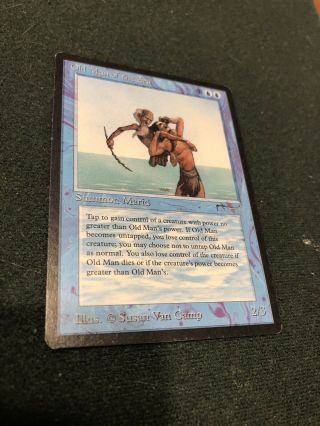 Old Man Of The Sea From Arabian Nights Set Magic The Gathering Mtg Game