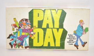 Vintage 1975 Edition Payday Board Game By Parker Brothers 26 2 - 4 Players
