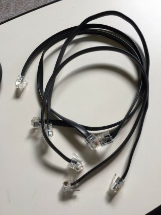 7 LEGO Mindstorms NXT Black Connector Cables 3